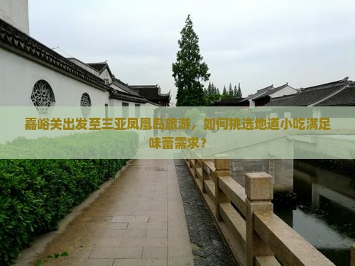 嘉峪关出发至三亚凤凰岛旅游，如何挑选地道小吃满足味蕾需求？