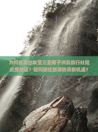 为何自贡出发至三亚椰子洲岛旅行社如此受欢迎？如何抓住旅游热词新机遇？