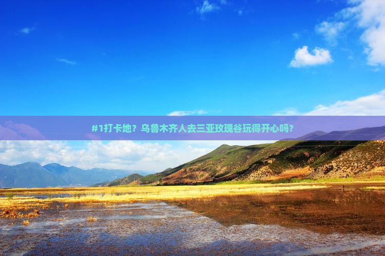 #1打卡地？乌鲁木齐人去三亚玫瑰谷玩得开心吗？