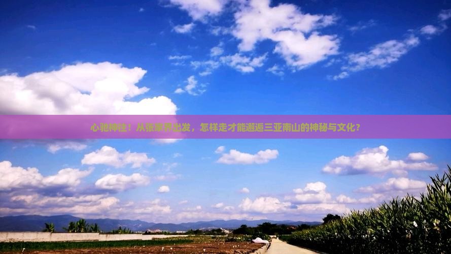 心驰神往！从张家界出发，怎样走才能邂逅三亚南山的神秘与文化？