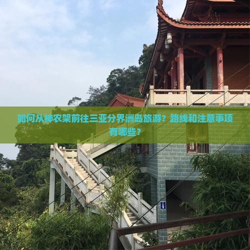 如何从神农架前往三亚分界洲岛旅游？路线和注意事项有哪些？