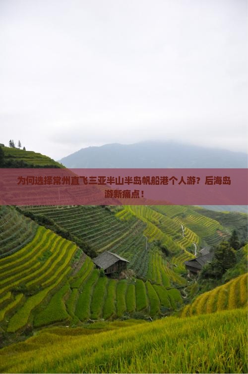 为何选择常州直飞三亚半山半岛帆船港个人游？后海岛游新痛点！