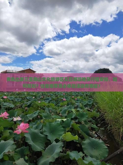 青岛出发三亚南山文化旅游区五日游攻略及行程安排,如何规划?住宿推荐及必体验活动有哪些? 青岛出发三亚南山文化旅游区五日游攻略及行程安排,如何规划?住宿推荐及必体验活动有哪些?