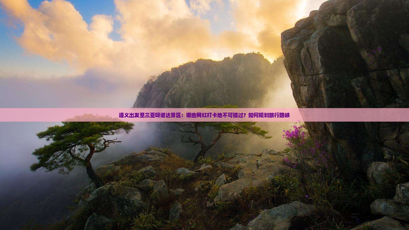 遵义出发至三亚呀诺达景区：哪些网红打卡地不可错过？如何规划旅行路峡