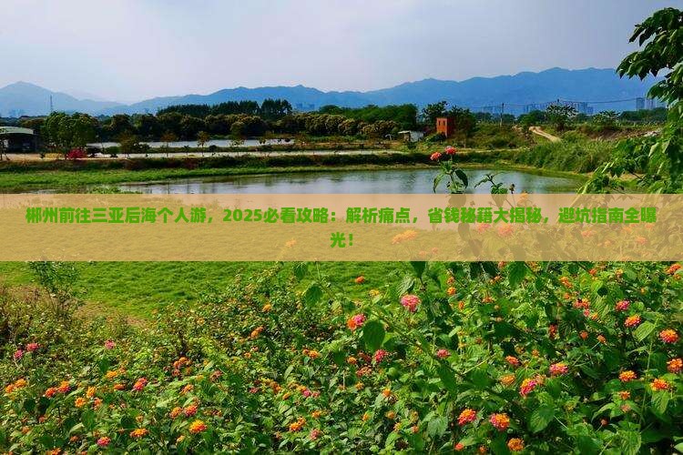 郴州前往三亚后海个人游