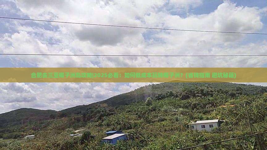 合肥去三亚椰子洲岛攻略