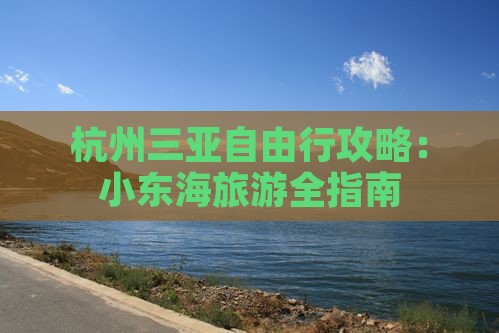 杭州去三亚小东海自由团