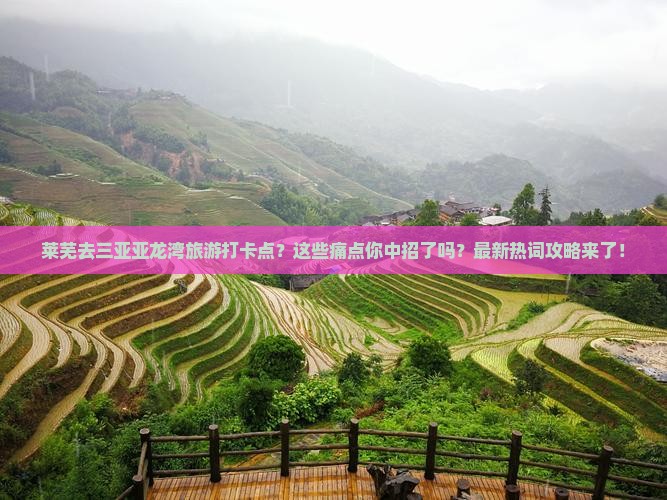 莱芜去三亚亚龙湾旅游打卡点