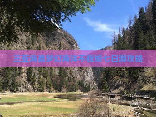 阳江前往三亚海昌梦幻海洋不夜城七日游