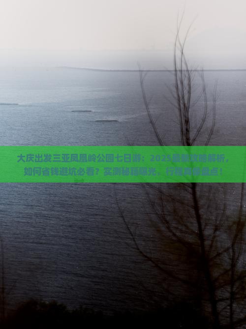 大庆出发三亚凤凰岭公园七日游
