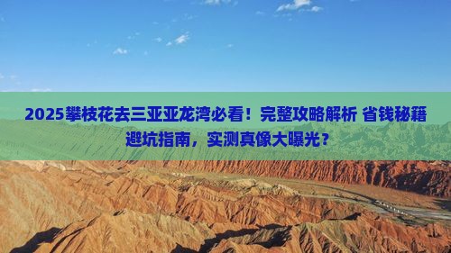 攀枝花前往三亚亚龙湾攻略