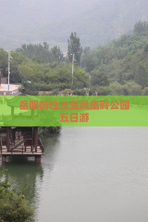 岳阳前往三亚凤凰岭公园五日游