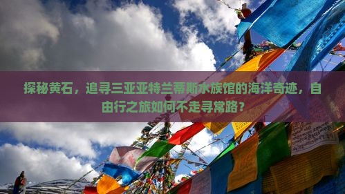 探秘黄石，追寻三亚亚特兰蒂斯水族馆的海洋奇迹，自由行之旅如何不走寻常路？