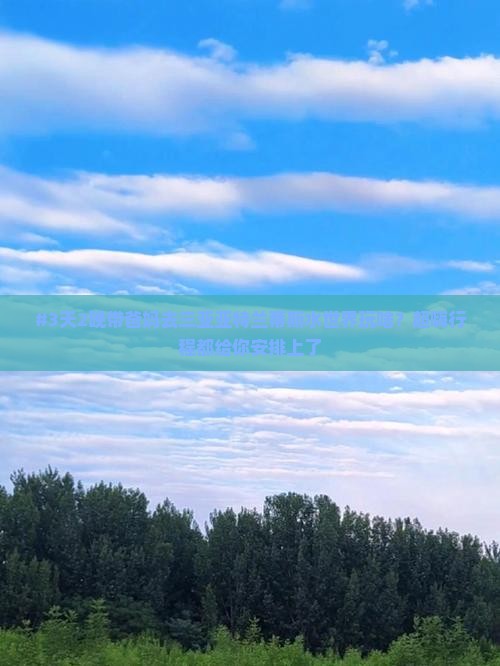 #3天2晚带爸妈去三亚亚特兰蒂斯水世界玩啥？超嗨行程都给你安排上了