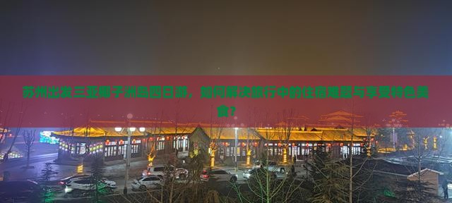 苏州出发三亚椰子洲岛四日游，如何解决旅行中的住宿难题与享受特色美食？