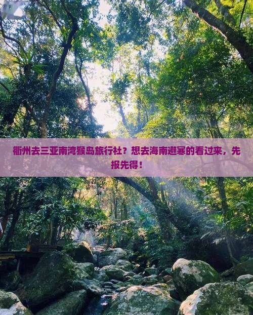 衢州去三亚南湾猴岛旅行社？想去海南避寒的看过来，先报先得！