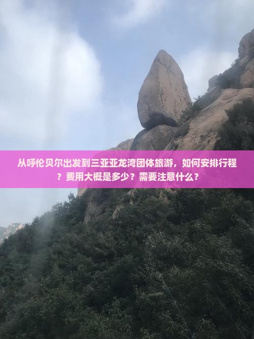 从呼伦贝尔出发到三亚亚龙湾团体旅游，如何安排行程？费用大概是多少？需要注意什么？