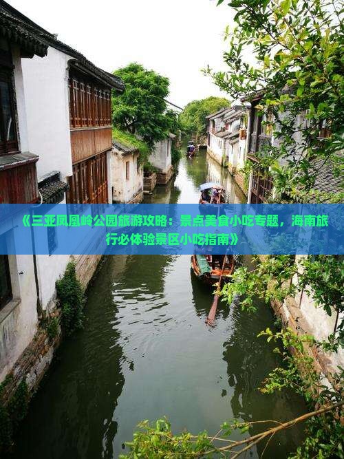 《三亚凤凰岭公园旅游攻略：景点美食小吃专题，海南旅行必体验景区小吃指南》