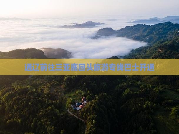 通辽前往三亚鹿回头旅游专线巴士开通