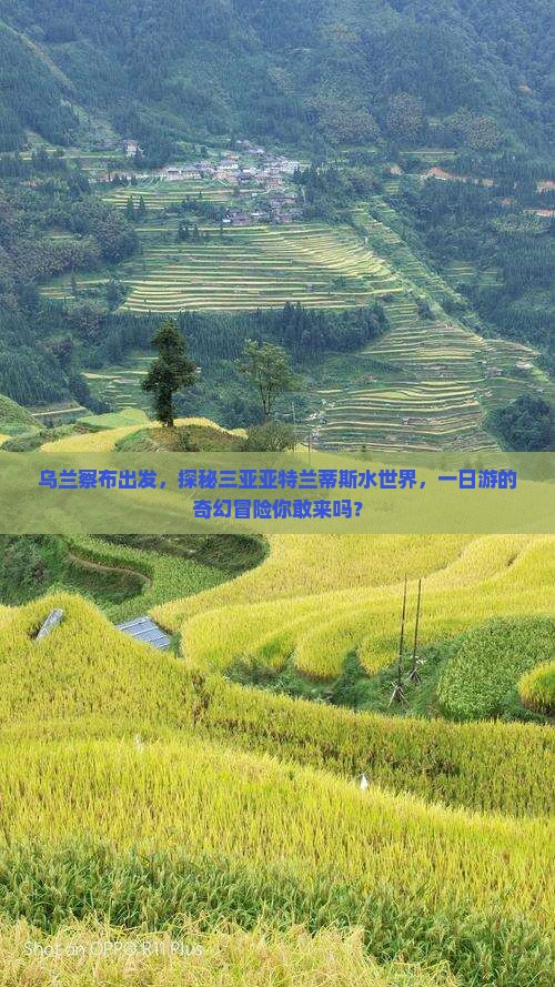 乌兰察布出发，探秘三亚亚特兰蒂斯水世界，一日游的奇幻冒险你敢来吗？