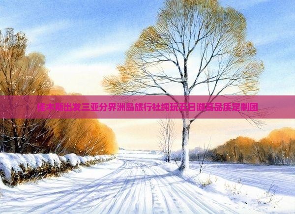 佳木斯出发三亚分界洲岛旅行社纯玩五日游高品质定制团
