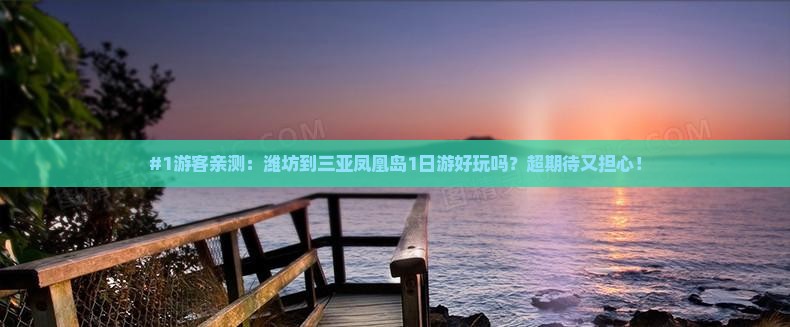 #1游客亲测：潍坊到三亚凤凰岛1日游好玩吗？超期待又担心！
