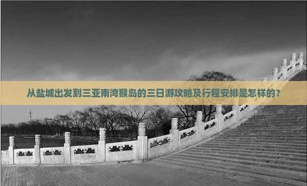 从盐城出发到三亚南湾猴岛的三日游攻略及行程安排是怎样的？