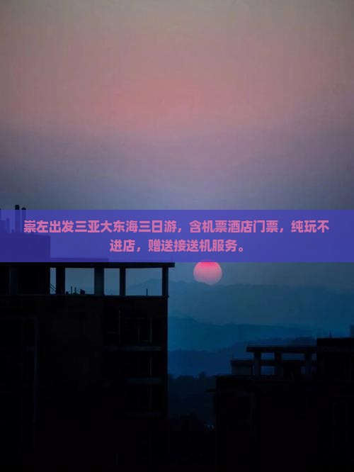 崇左出发三亚大东海三日游