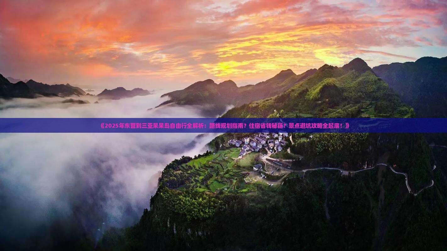 东营出发三亚呆呆岛自由团
