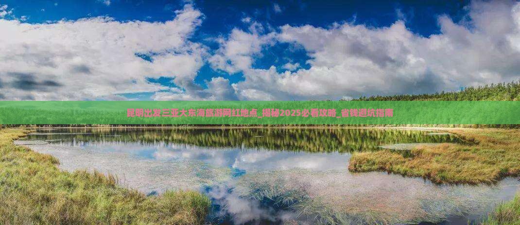昆明出发三亚大东海旅游网红地点