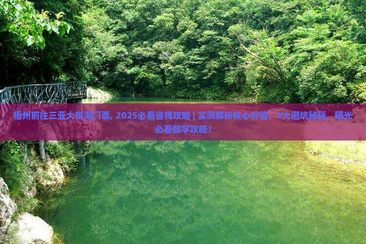 梧州前往三亚大东海门票