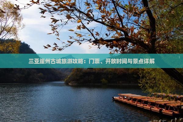岳阳前往三亚崖洲古城门票