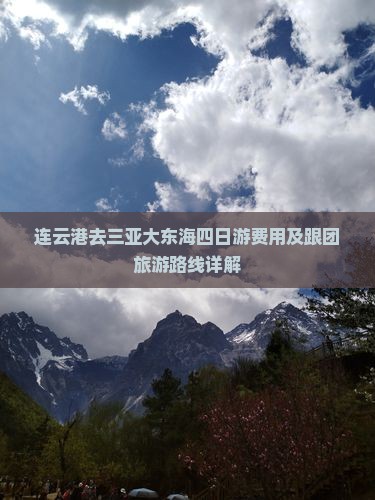 连云港去三亚大东海四日游费用及跟团旅游路线详解