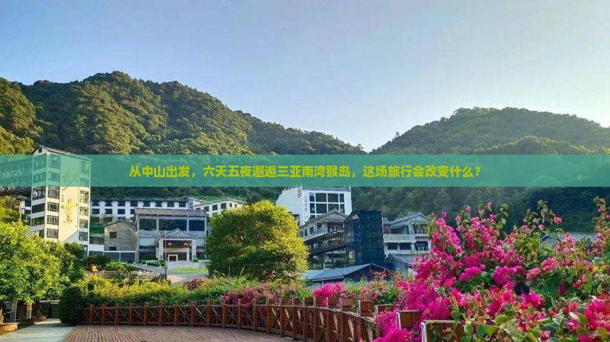 从中山出发，六天五夜邂逅三亚南湾猴岛，这场旅行会改变什么？