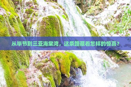 从毕节到三亚海棠湾，这条路藏着怎样的惊喜？