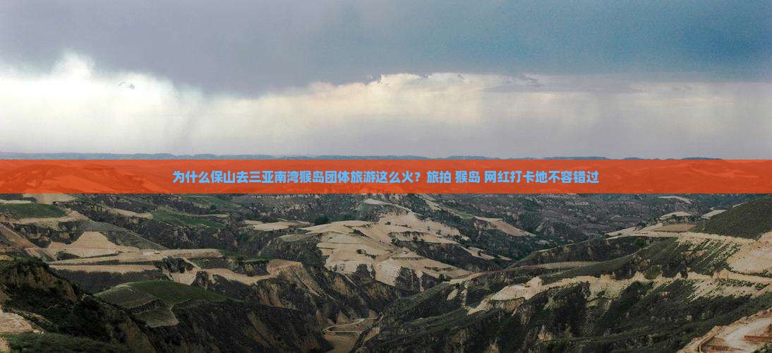 为什么保山去三亚南湾猴岛团体旅游这么火？旅拍+猴岛+网红打卡地不容错过