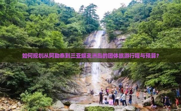 如何规划从阿勒泰到三亚蜈支洲岛的团体旅游行程与预算？