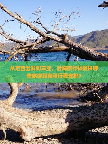 从定西出发到三亚，后海旅行社提供哪些旅游服务和行程安排？
