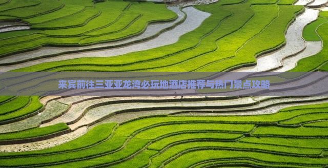 来宾前往三亚亚龙湾必玩地酒店推荐与热门景点攻略