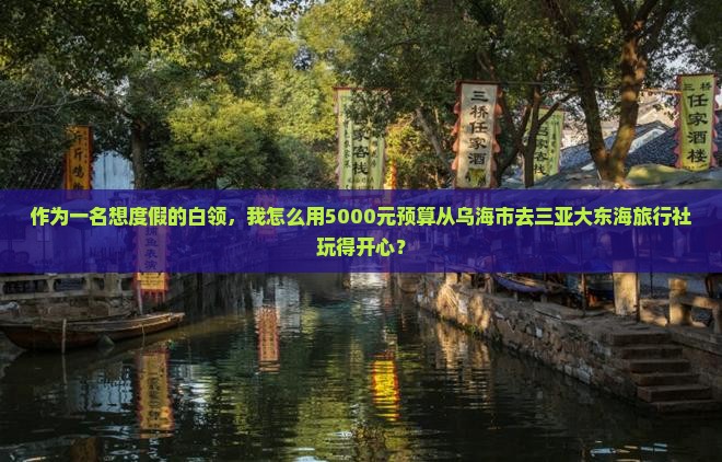 作为一名想度假的白领，我怎么用5000元预算从乌海市去三亚大东海旅行社玩得开心？