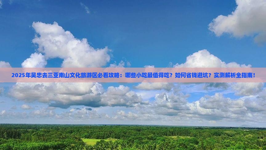 吴忠去三亚南山文化旅游区旅游小吃