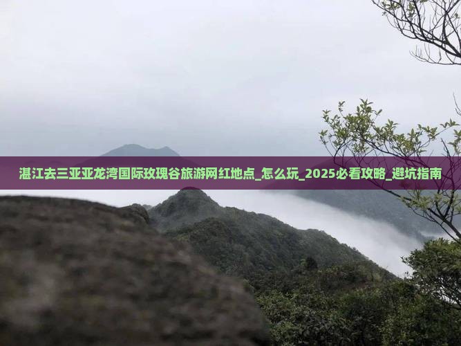 湛江去三亚亚龙湾国际玫瑰谷旅游网红地点