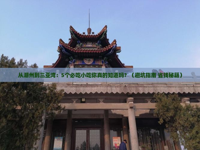 潮州前往三亚三亚湾旅游小吃