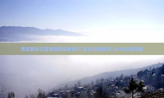 枣庄前往三亚南湾猴岛自由行
