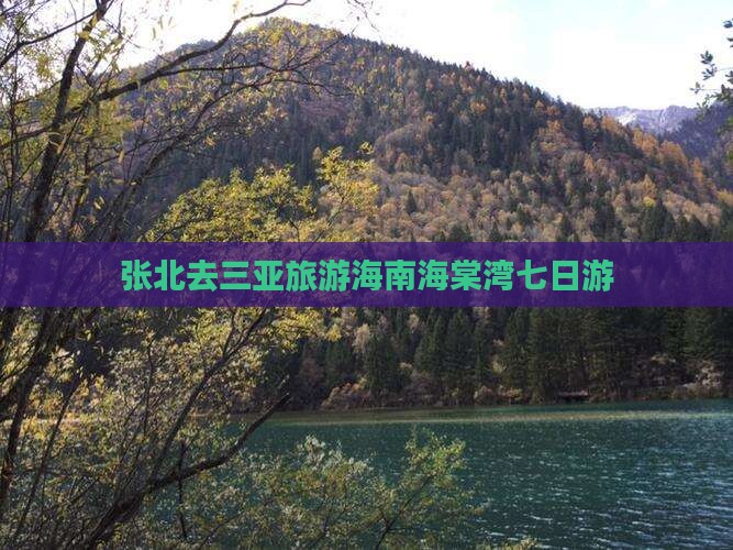 张北去三亚海棠湾七日游