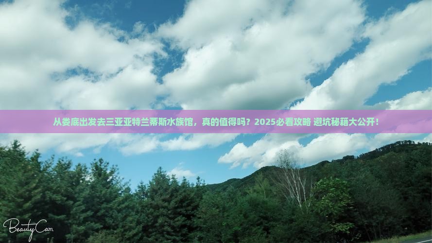 娄底出发三亚亚特兰蒂斯水族馆攻略