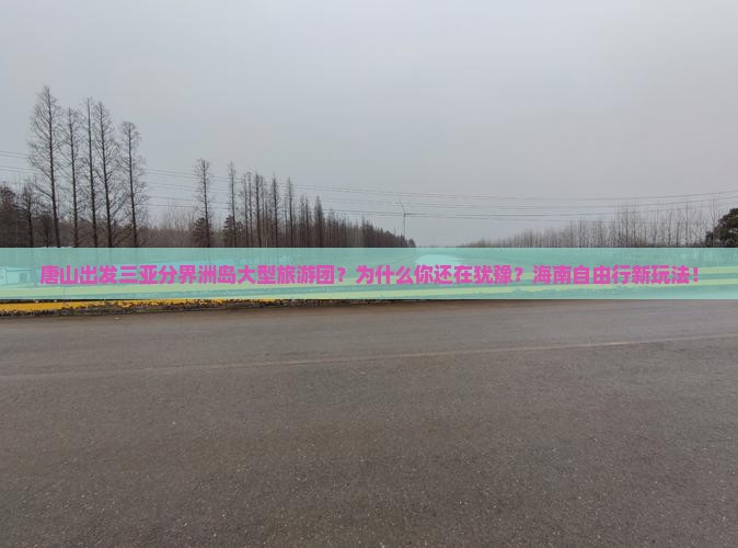 唐山出发三亚分界洲岛大型旅游团
