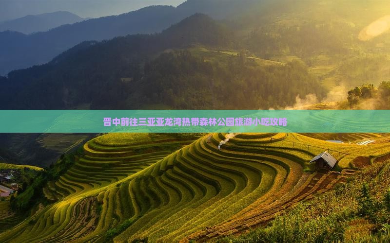 晋中前往三亚亚龙湾热带森林公园旅游小吃攻略