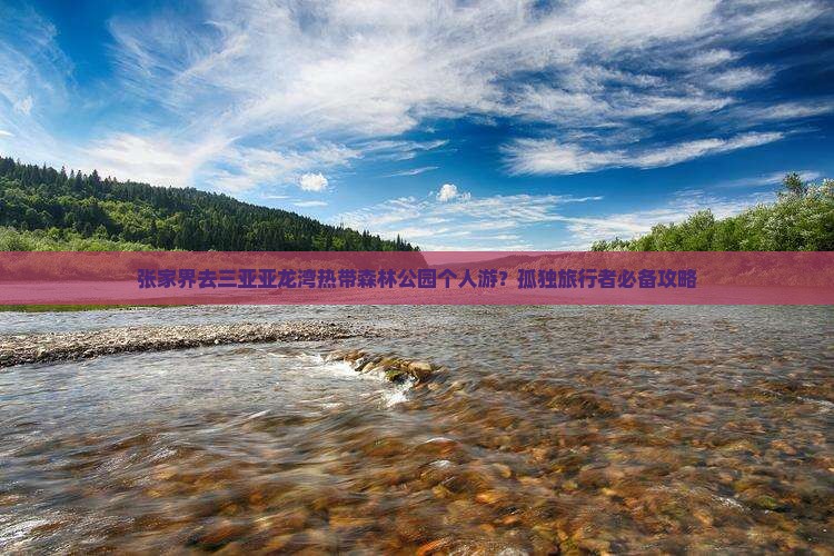 张家界去三亚亚龙湾热带森林公园个人游？孤独旅行者必备攻略