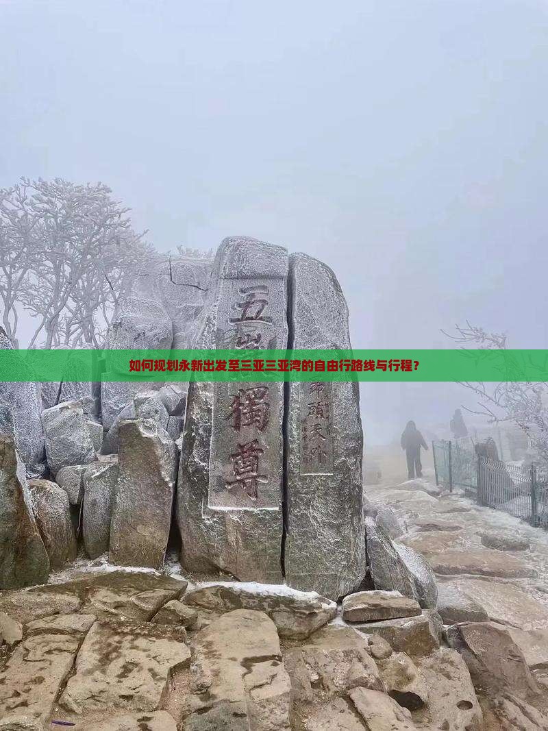 如何规划永新出发至三亚三亚湾的自由行路线与行程？